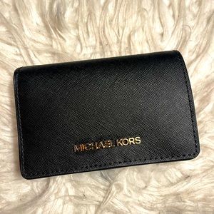 Black and gold Michael Kors designer wallet